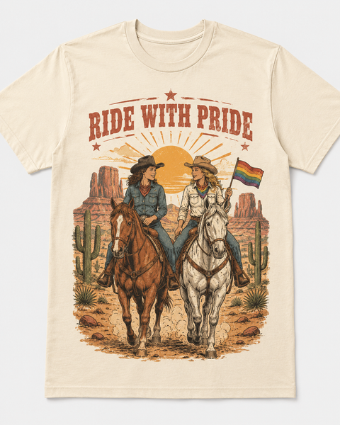 Ride With Pride Western Tee