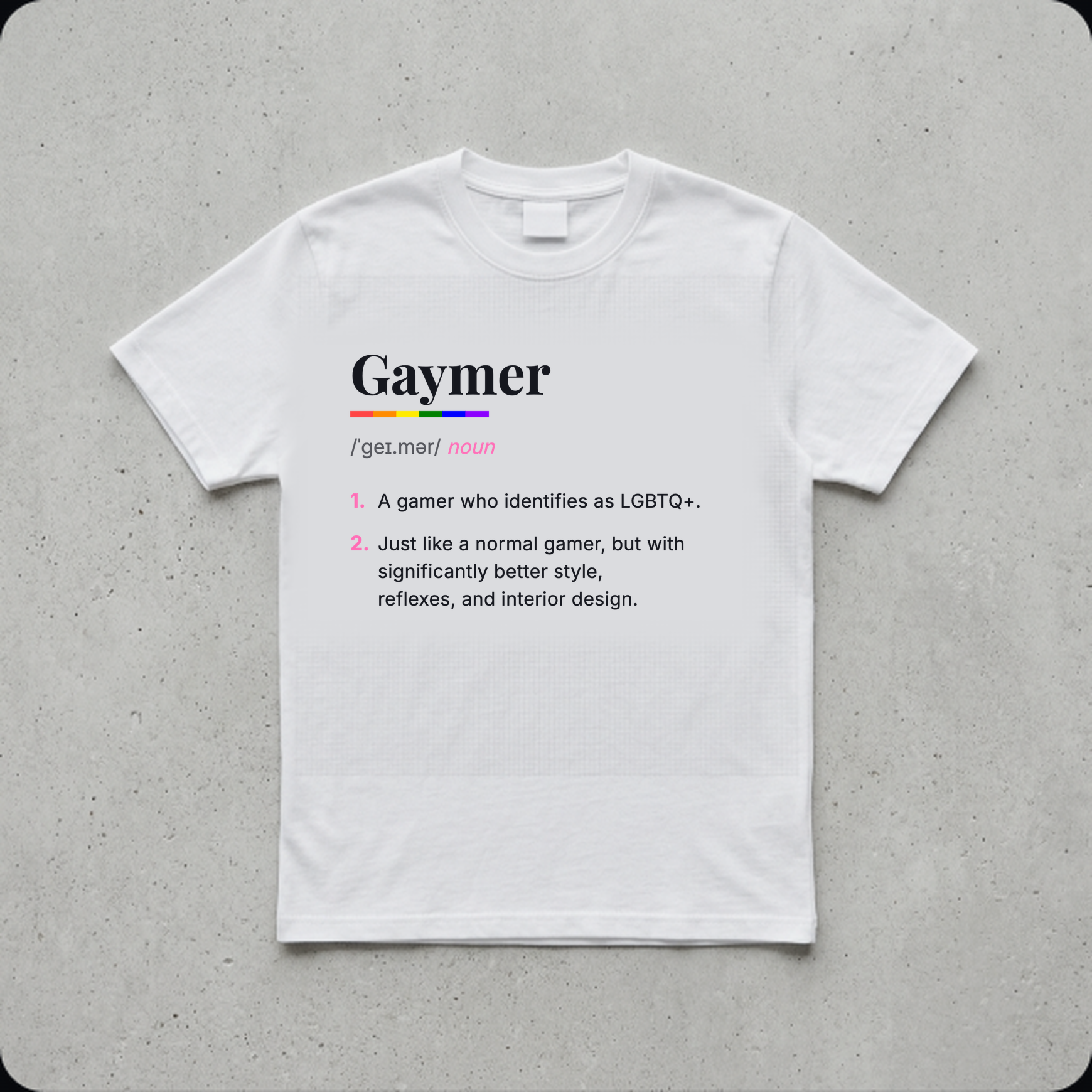 Gaymer Definition Tee
