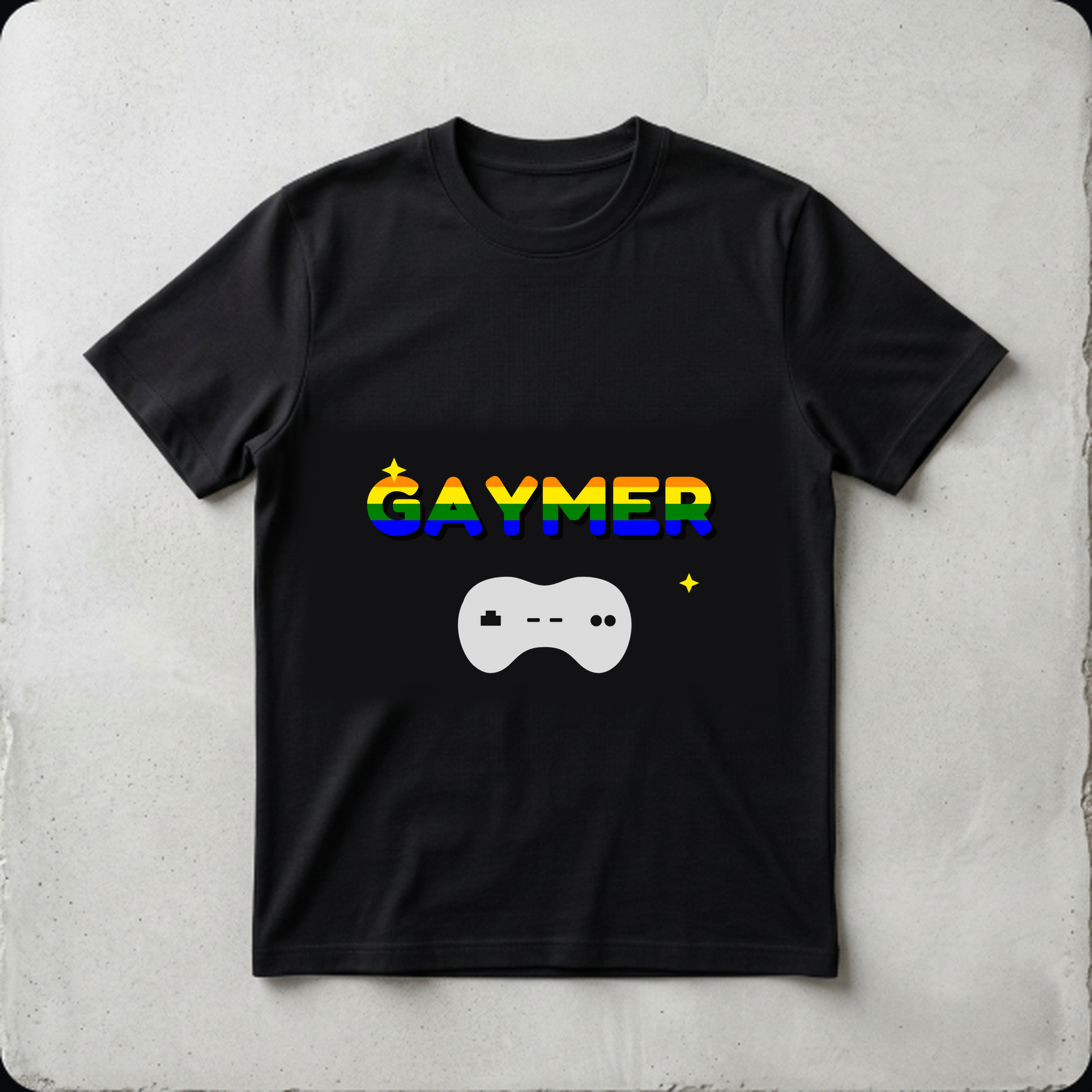 Gaymer Retro Glitch Tee
