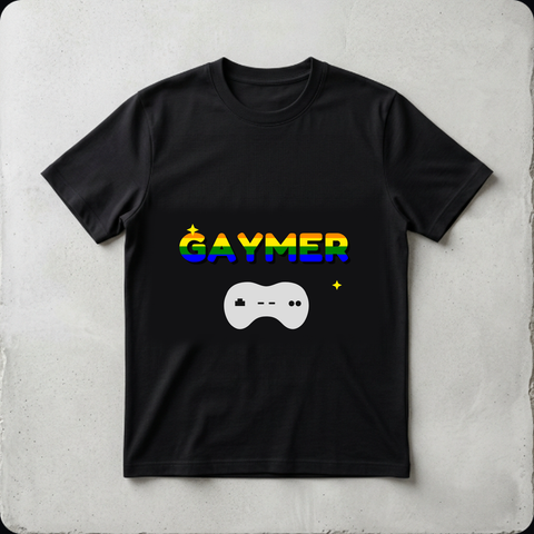 Gaymer Retro Glitch Tee