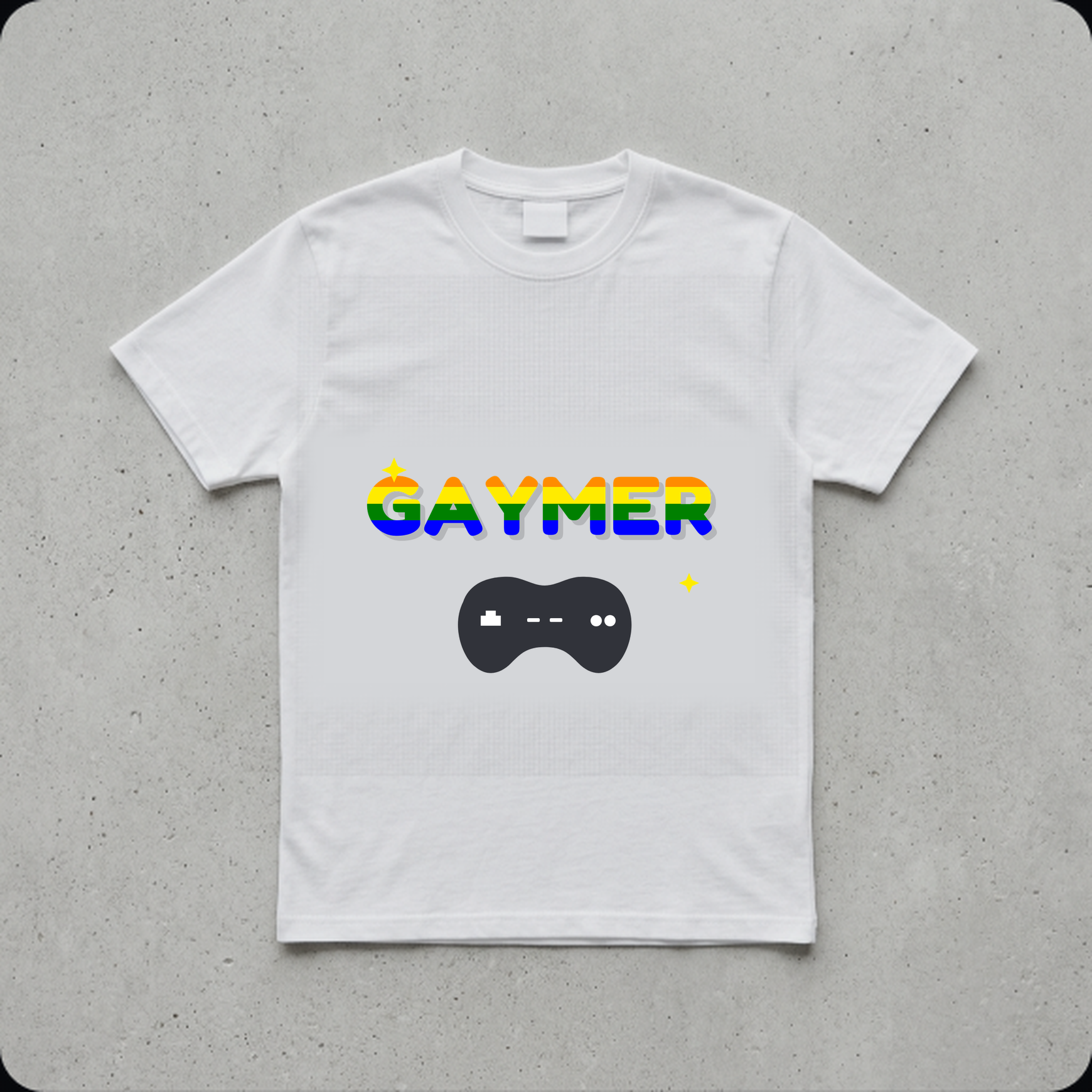 Gaymer Retro Glitch Tee
