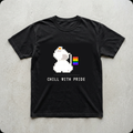 Pixel Capybara 'Chill With Pride' Tee