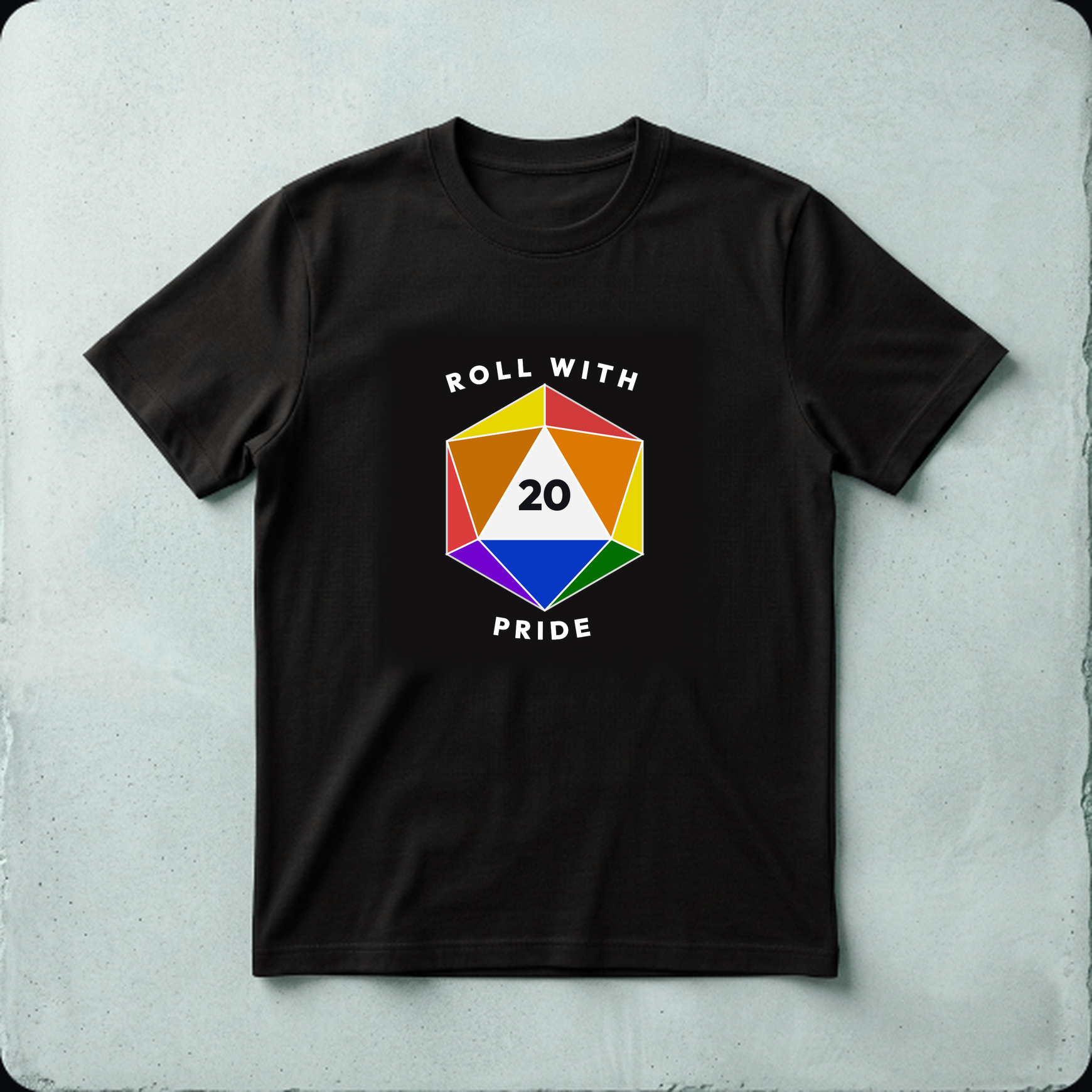 Roll With Pride D20 Tee