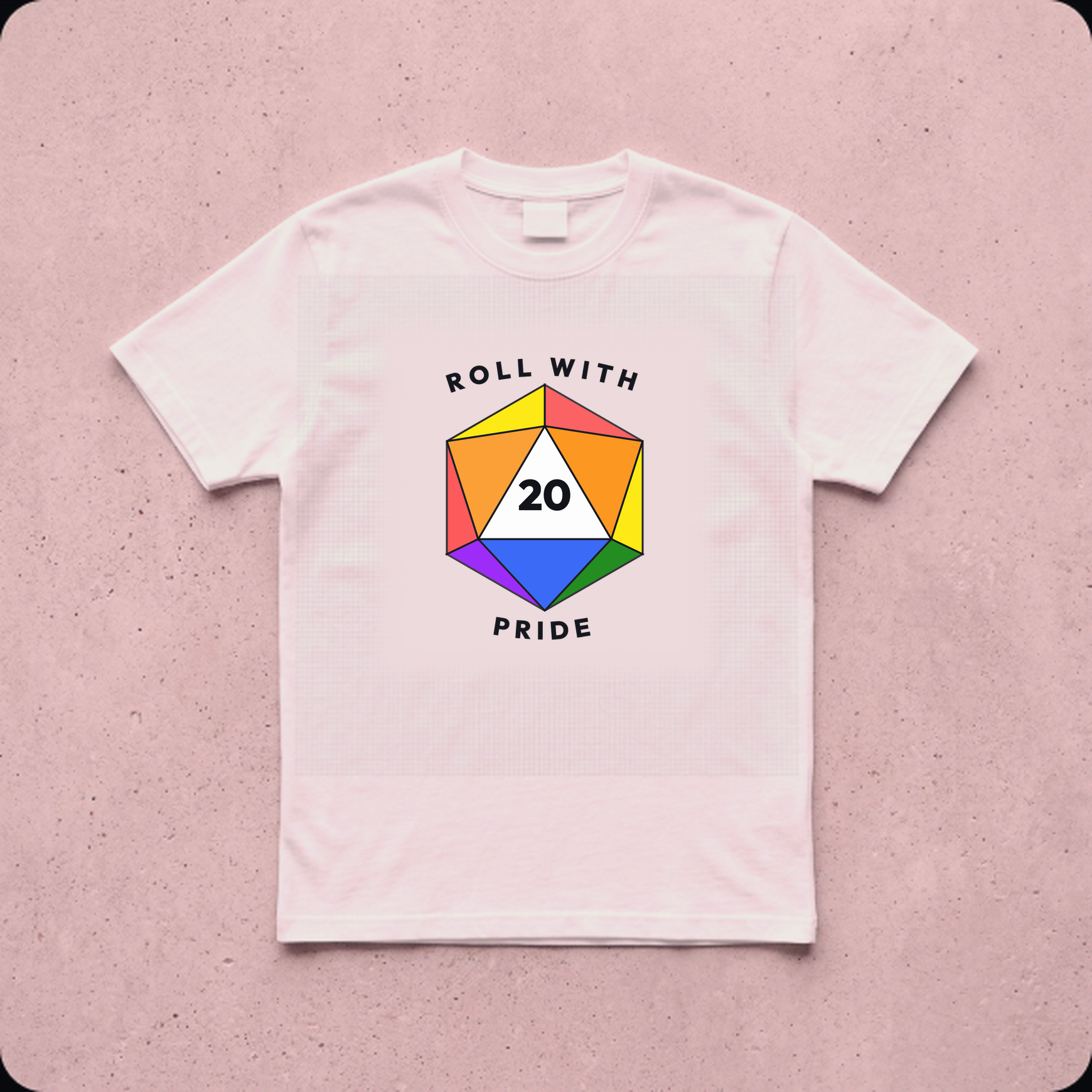 Roll With Pride D20 Tee