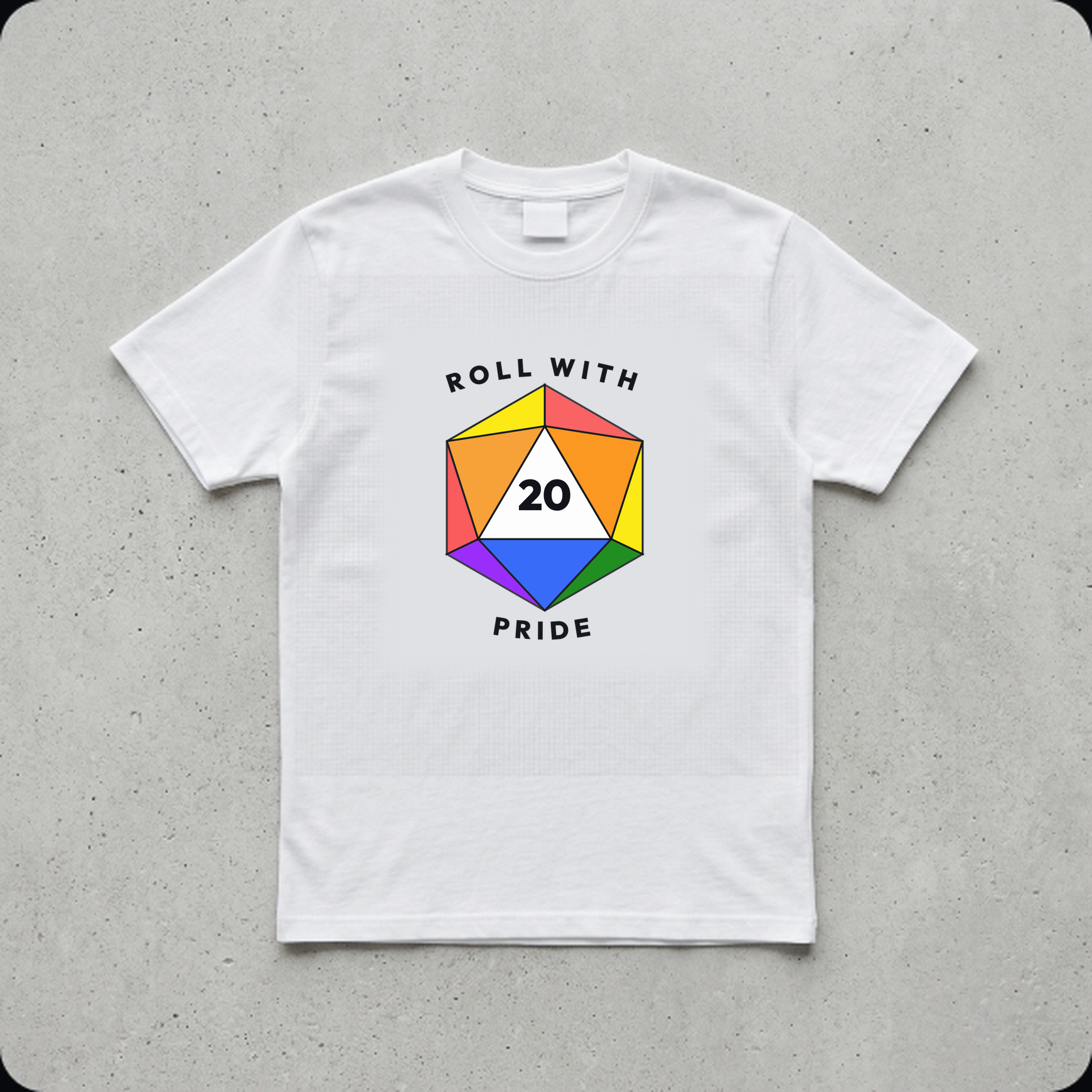Roll With Pride D20 Tee