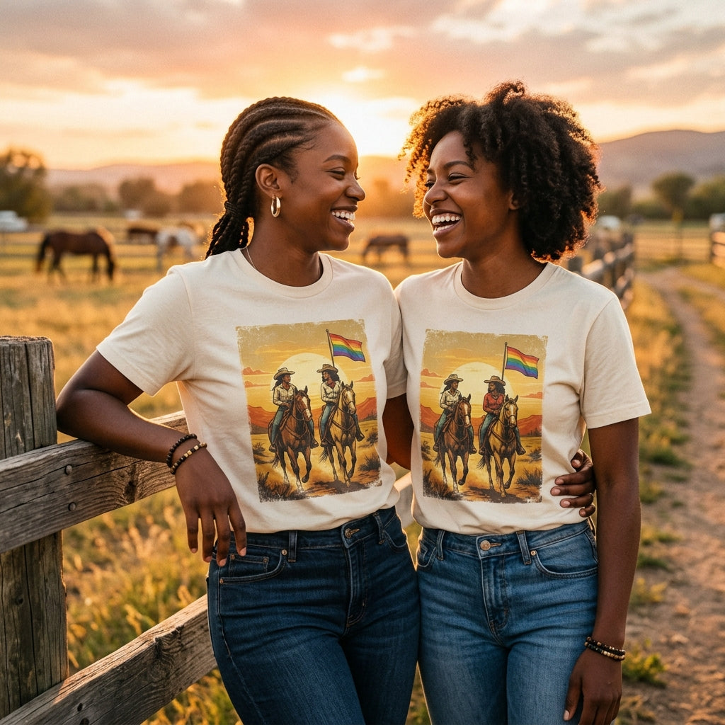 Ride With Pride Western Tee