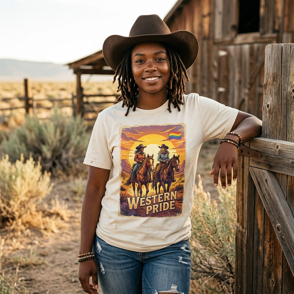 Ride With Pride Western Tee
