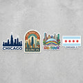 Chicago Sticker Pack (Set of 4)