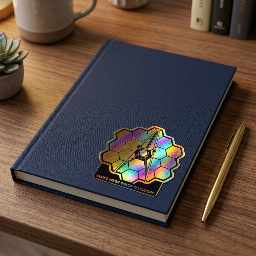 James Webb Telescope Holographic Sticker