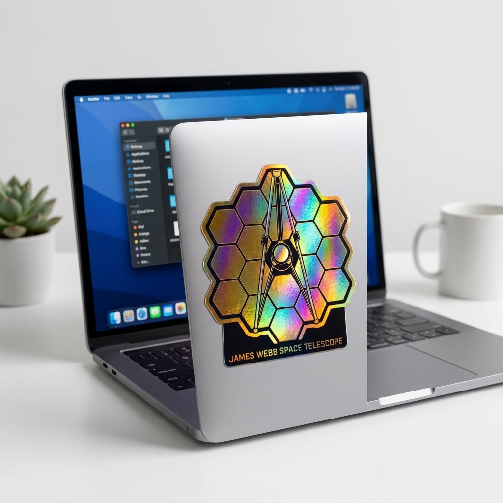 James Webb Telescope Holographic Sticker