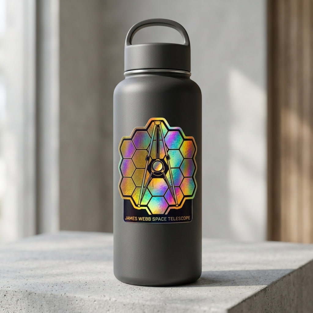 James Webb Telescope Holographic Sticker